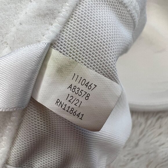 Cacique Smooth Balconette Bra Underwire White Tropical Floral Spring Blossom 50D - Picture 7 of 9